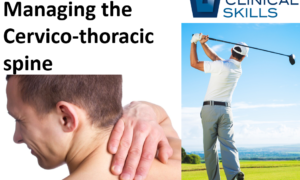 cover for managing the cervico-thoracic spine physiotherapy course
