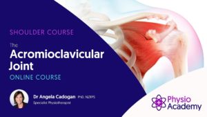 Cover for acromioclavicular joint physiotherapy course