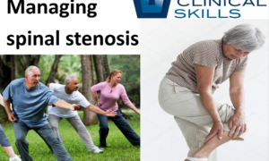 Cover for managing spinal stenosis physiotherapy course