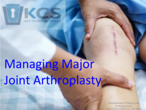 Cover for managing major joint arthroplasty physiotherapy course