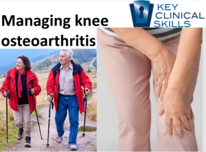 Cover for managing knee osteoarthritis physiotherapy course