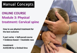 Cover for Physical treatment cervical spine physiotherapy course