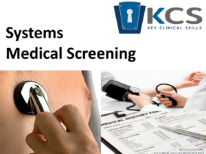 Cover for systems medical screening online physiotherapy course