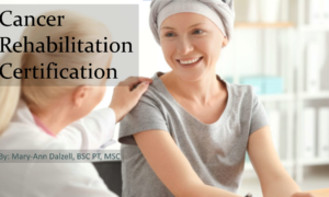 Cover for Cancer rehabilitation certificaion online physiotherapy courses