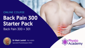 Cover for back pain 300 starter pack online physiotherapy courses