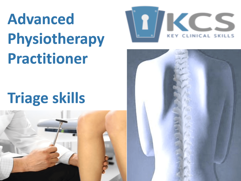 Cover for Advanced physiotherapy practitioner - triage skills course